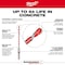 Milwaukee Tool 7 pc. SHOCKWAVE Impact Duty Carbide Hammer Drill Bit for Concrete Screw Installation Kit 48-20-9097 - alternate 7
