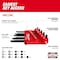 Milwaukee Tool Ball End L Key Set, SAE/Metric, 1/16 to 3/8 in and 1.5 to 10 mm, Includes Case, 22 pc 48-22-2187 - alternate 3