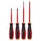 Milwaukee Tool Insulated Screwdriver Set, SAE, 4 pcs 48-22-2219 - alternate 4