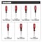 Milwaukee Tool Nut Driver Set, PP Handle, 7 pcs 48-22-2448 - alternate 6