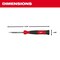 Milwaukee Tool Multi-Bit Screwdriver, Chrome, 4 pcs 48-22-2931 - alternate 5