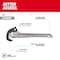Milwaukee Tool 13 23/50 in L 2 in Cap. Aluminum Pipe Wrench 48-22-7414 - alternate 5