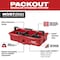 Milwaukee Tool PACKOUT Tool Tray, Polymer, Black, Red 48-22-8045 - alternate 5