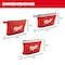 Milwaukee Tool Canvas Zipper Pouches, Red, 3PK 48-22-8193 - alternate 11