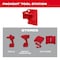 Milwaukee Tool Tool Station for PACKOUT Wall-Mounted Storage 48-22-8343 - alternate 2