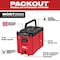 Milwaukee Tool PACKOUT Compact Tool Box, Polypropylene, Black/Red, 16-1/4 in W x 10 in D x 13 in H 48-22-8422 - alternate 4