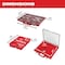 Milwaukee Tool 10 Compartments PACKOUT Tool Case, 16-3/8 in W x 16-1/4 in D x 2-1/2 in H, Red 48-22-8431 - alternate 2