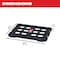 Milwaukee Tool Utility Cart, 500 lb Load Capacity, 2 Shelves, 38 1/2 in L, 24 1/2 in W, Ergonomic Handle CUSTOM PACKOUT UTILITY 1 - alternate 7