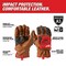 Milwaukee Tool Impact Cut Level 3, Goatskin Leather Glov, Goatskin, Shirred Slip-On Cuff, Keystone Thumb, M 48-22-8771 - alternate 6