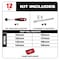Milwaukee Tool 3/8 in Drive Socket Wrench Set Metric 12 Pieces 10 mm to 19 mm , Chrome 48-22-9001 - alternate 2