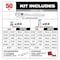 Milwaukee Tool 1/4" Drive 50pc Ratchet & Socket Set - SAE & Metric 48-22-9004 - alternate 5