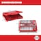 Milwaukee Tool 47pc 1/2" Drive Metric & SAE Ratchet and Socket Set with FOUR FLAT Sides 48-22-9010 - alternate 5