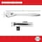 Milwaukee Tool 1/2" Drive 90 Geared Teeth Pear Head Style Hand Ratchet, 11-1/4" L, Chrome Finish 48-22-9012 - alternate 4