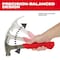Milwaukee Tool 12oz Smooth Face Hybrid Claw Finish Hammer 48-22-9019 - alternate 2