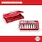 Milwaukee Tool 22 pc 1/2" Drive SAE Ratchet and Socket Set with FOUR FLAT Sides 48-22-9410 - alternate 4