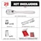 Milwaukee Tool 3/8 in Drive 28pc Ratchet & Socket Set with PACKOUT Low-Profile Compact Organizer - SAE 48-22-9481 - alternate 19