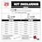Milwaukee Tool 1/4 in Drive Socket Wrench Set Metric 28 Pieces 5 mm to 15 mm , Chrome 48-22-9504 - alternate 7