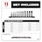 Milwaukee Tool 11 pc. 3/8 in. Drive Metric Hex Bit Socket Set 48-22-9543 - alternate 4