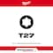 Milwaukee Tool 6 in. TORX T27 SHOCKWAVE Impact Duty Power Bit (10 pk) 48-32-4247 - alternate 5