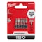 Milwaukee Tool SHOCKWAVE Impact Square Recess No. 2 Insert Bits (5 PK) 48-32-4605 - alternate 7