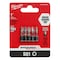 Milwaukee Tool SHOCKWAVE Impact Square Recess No. 1 Insert Bits (5 PK) 48-32-4621 - alternate 5