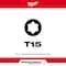 Milwaukee Tool 2 in. TORX T15 SHOCKWAVE Impact Duty Power Bit (5 pk) 48-32-4683 - alternate 2
