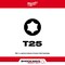 Milwaukee Tool SHOCKWAVE 2" Impact T25 Power Bits (15 Pack) 48-32-5015