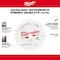 Milwaukee Tool 6-1/2 in. 24T General Purpose Track Saw Blade 48-40-0624 - alternate 7
