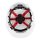 Milwaukee Tool BOLT White Front Brim Vented Hard Hat w/6pt Ratcheting Suspension - Type 1, Class C 48-73-1220 - alternate 2