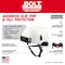 Milwaukee Tool BOLT Gray Safety Helmet with IMPACT ARMOR Liner - Type 2, Class E 48-73-1379 - alternate 5