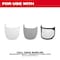 Milwaukee Tool BOLT Full Face Shield Mount Replacement (Helmet & Hard Hat), Black 48-73-1448 - alternate 3