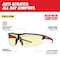 Milwaukee Tool Safety Glasses, Anti-Scratch, Yellow Lens, Black Frame, Half-Frame 48-73-2101 - alternate 6