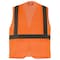 Milwaukee Tool Class 2 High Visibility Orange Mesh One Pocket Safety Vest - S/M 48-73-2245 - alternate 5