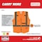 Milwaukee Tool Class 2 High Visibility Orange  Safety Vest - S/M 48-73-5031 - alternate 6
