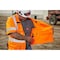 Milwaukee Tool Class 3 High Visibility Orange Safety Vest - Small/Medium 48-73-5145 - alternate 3