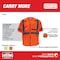 Milwaukee Tool Class 3 High Visibility Orange Safety Vest - 4XL/5XL 48-73-5148 - alternate 7