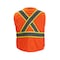 Milwaukee Tool Class 2 CSA Compliant Breakaway High Visibility Orange Mesh Safety Vest - 2X-Large/3X-Large 48-73-5177 - alternate 3