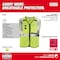 Milwaukee Tool AR/FR Cat.1 High Visibility Vest 4XL/5XL Class 2 U Back, , Zipper 10 Pockets, 2 Mic Tab, No 48-73-5204 - alternate 2