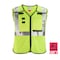 Milwaukee Tool AR/FR Cat.1 High Visibility Vest 4XL/5XL Class 2 X Back, , Hook-and-Loop 10 Pockets, 2 Mic Tab, No 48-73-5214 - alternate 6