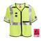 Milwaukee Tool AR/FR Cat.1 High Visibility Vest w/Sleeves 2XL, 3XL Class 3 U Back, , Zipper 10 Pockets, 2 Mic Tab 48-73-5223 - alternate 8
