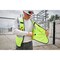 Milwaukee Tool AR/FR Cat.1 High Visibility Vest w/Sleeves 2XL, 3XL Class 3 U Back, , Zipper 10 Pockets, 2 Mic Tab 48-73-5223 - alternate 9