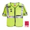 Milwaukee Tool AR/FR Cat.1 High Visibility Vest w/Sleeves S, M Class 3 X Back, , Hook and Loop 10 Pockets, No 48-73-5231 - alternate 5