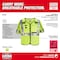 Milwaukee Tool AR/FR Cat.1 High Visibility Vest w/Sleeves 2XL, 3XL Class 3 X Back, , Hook and Loop 10 Pockets, No 48-73-5233 - alternate 7