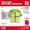 Milwaukee Tool AR/FR Cat.1 High Visibility Vest w/Sleeves 4XL, 5XL Class 3 X Back, , Hook and Loop 10 Pockets, No 48-73-5234 - alternate 8