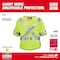 Milwaukee Tool AR/FR Cat.1 High Visibility Vest w/Sleeves 4XL, 5XL Class 3 X Back, , Hook and Loop 10 Pockets, No 48-73-5234 - alternate 4