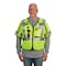 Milwaukee Tool AR/FR Cat.1 High Visibility Vest w/Sleeves 4XL, 5XL Class 3 X Back, , Hook and Loop 10 Pockets, No 48-73-5234 - alternate 6