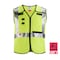 Milwaukee Tool AR/FR Cat.1 High Visibility Vest 2XL, 3XL Class 2 X Back, , Hook and Loop 10 Pockets, 2 Mic Tab, No 48-73-5313 - alternate 6
