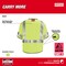 Milwaukee Tool AR/FR Cat.1 High Visibility Vest w/Sleeves 4XL, 5XL Class 3 U Back, , Hook and Loop 10 Pockets, No 48-73-5324 - alternate 4
