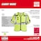 Milwaukee Tool AR/FR Cat.1 High Visibility Vest w/Sleeves 2XL, 3XL Class 3 X Back, , Hook and Loop 10 Pockets, No 48-73-5333 - alternate 9