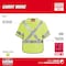 Milwaukee Tool AR/FR Cat.1 High Visibility Vest w/Sleeves 2XL, 3XL Class 3 X Back, , Hook and Loop 10 Pockets, No 48-73-5333 - alternate 5